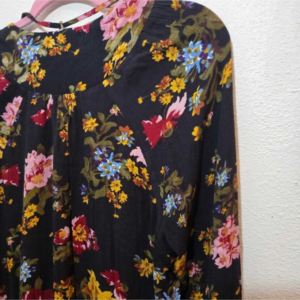 Natural Life Rowan Floral Long Sleeve Dress Medium - image 8