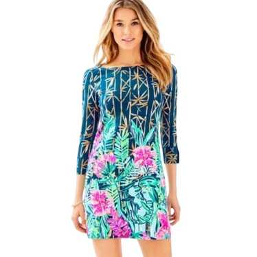 LILLY PULITZER SOPHIE DRESS IN BAMBOO FLORAL PRINT