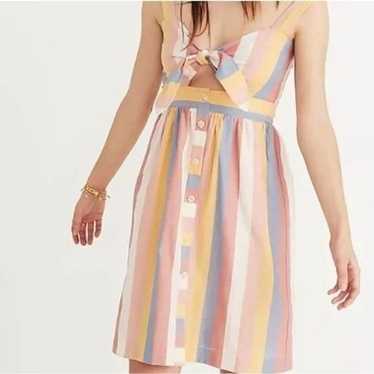 Madewell sherbet stripe dress hotsell