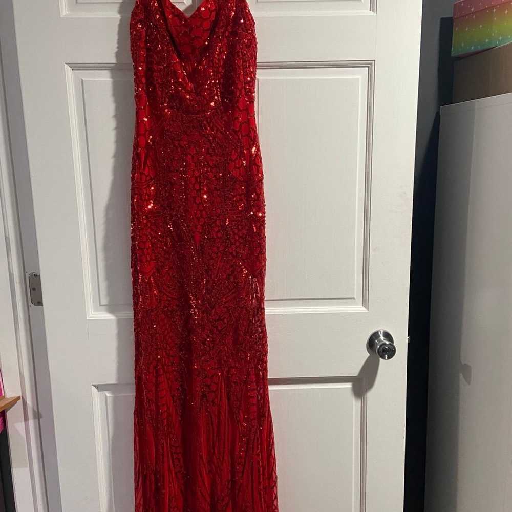 Red Prom /Evening/ Holiday Dress- Windsor - image 2