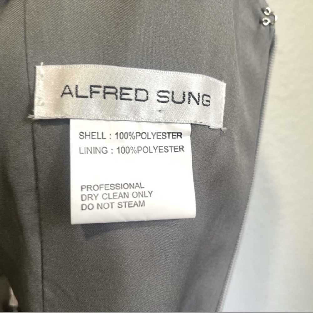 ALFRED SUNG Square Neck Dupioni Dress​ - image 5