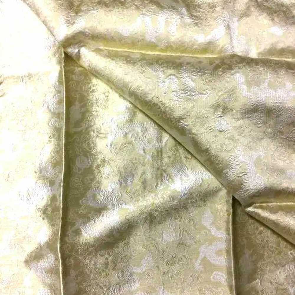 Chinese dress, silk, 100% silk, gold, gorgeous - image 3