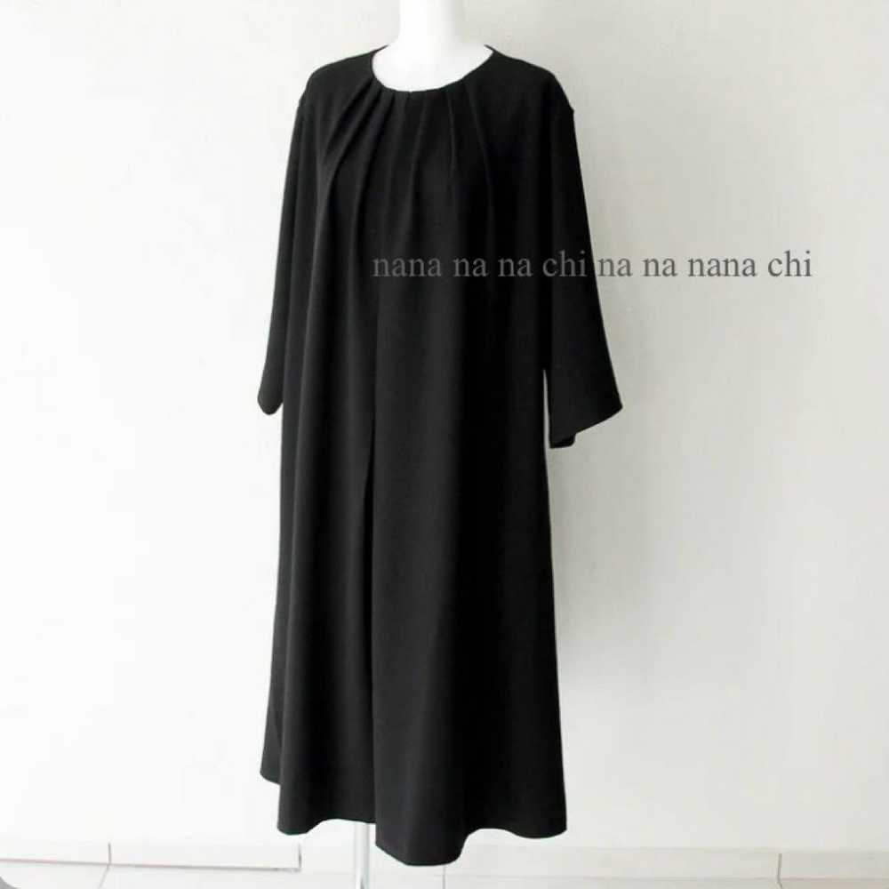 IWASA One Piece Black Formal Dress Loose Fit 3/4 … - image 7