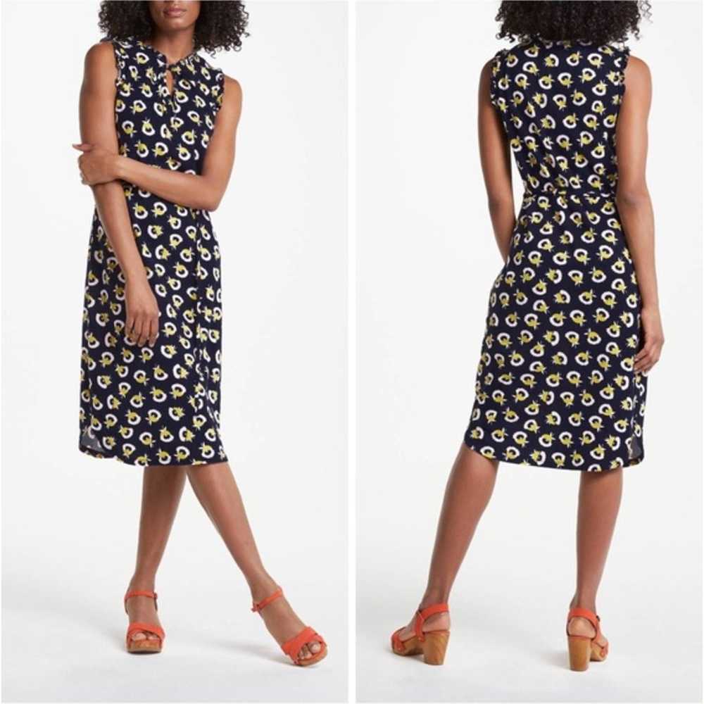 Boden Lois Cotton Jersey Dress With Waist Tie Siz… - image 8