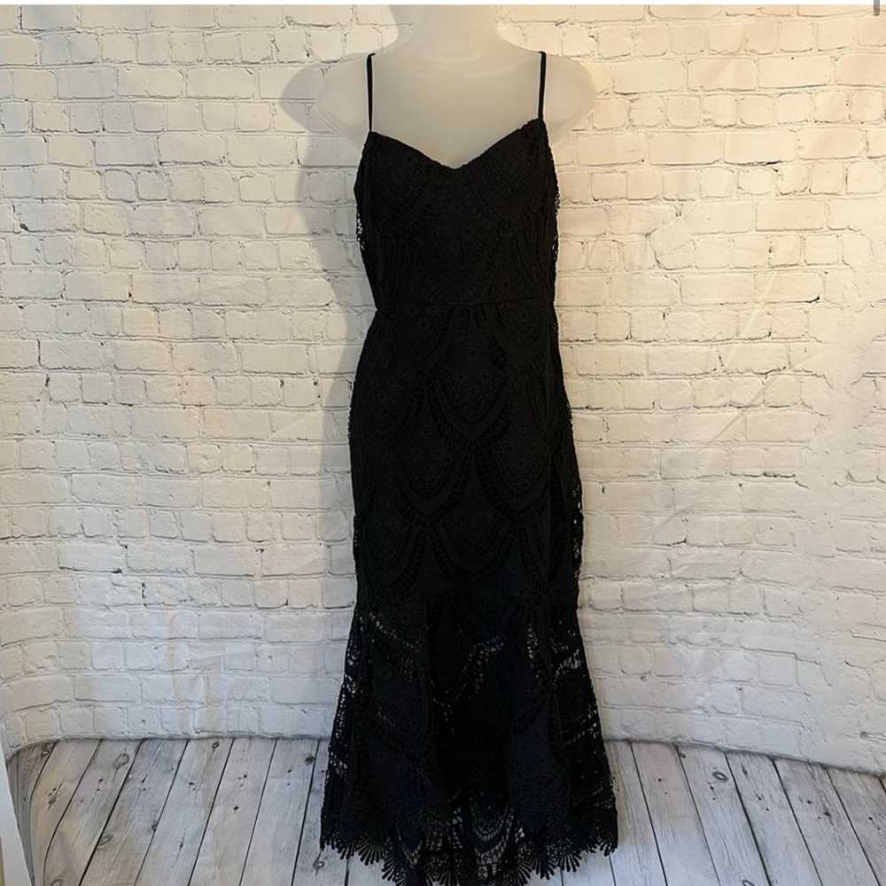 Lulu’s black high low cocktail dress - image 1