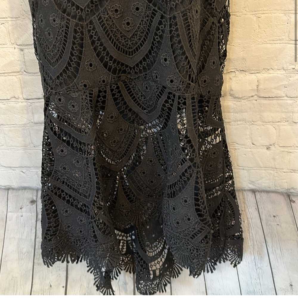 Lulu’s black high low cocktail dress - image 4