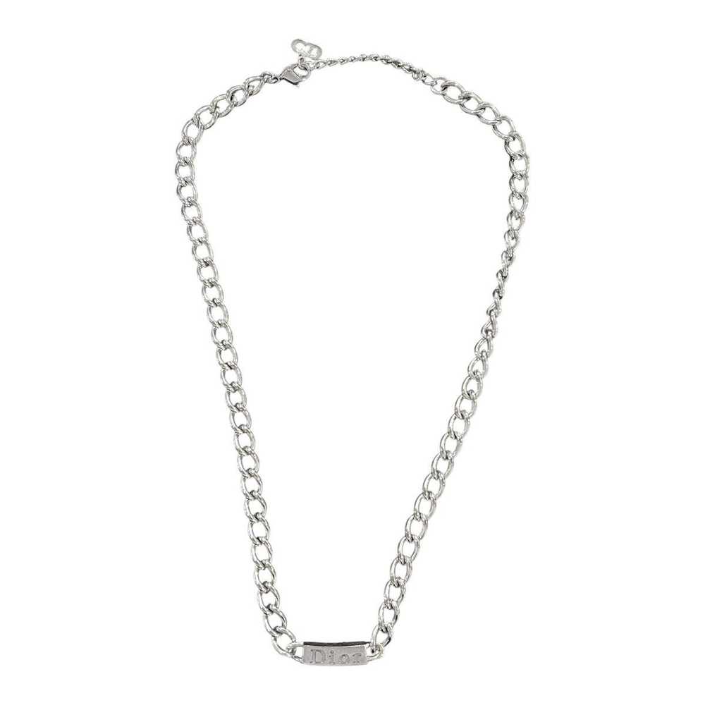 Dior Dior Logo Silver Necklace - image 1