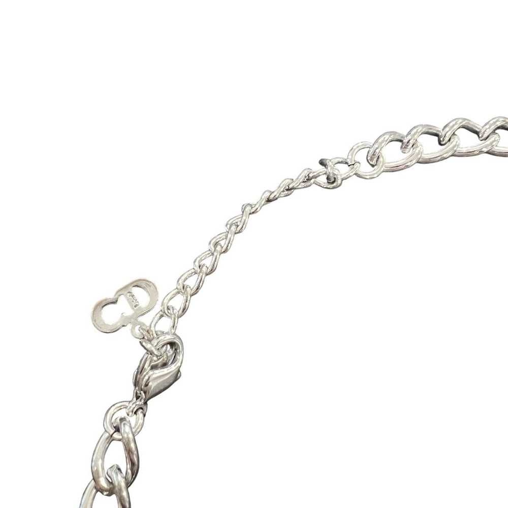 Dior Dior Logo Silver Necklace - image 3