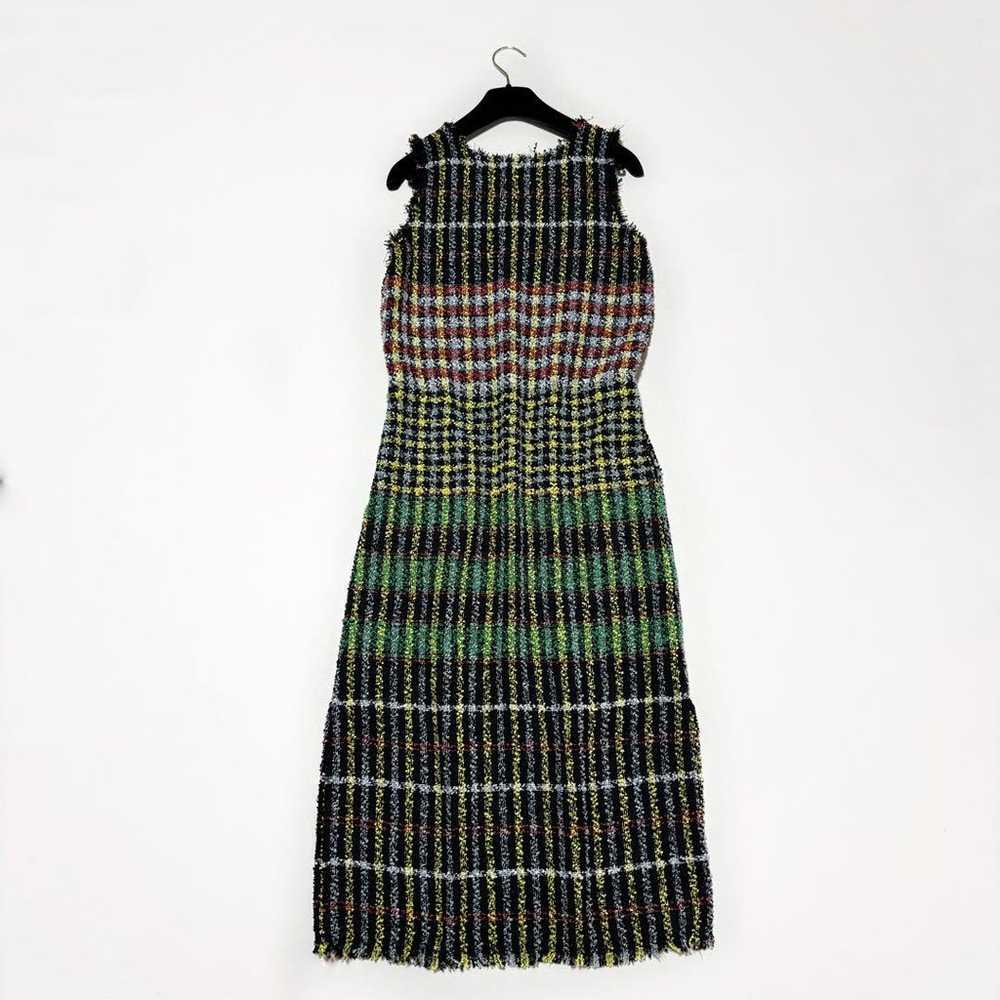 Birthday Bash Tweed Sleeveless Dress Check Black … - image 5