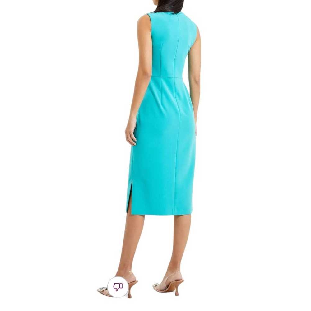 French Connection dress Echo mock neck midi sheat… - image 7