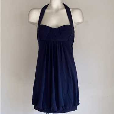 Bcbgmaxazria halter Navy blue Dress Mini