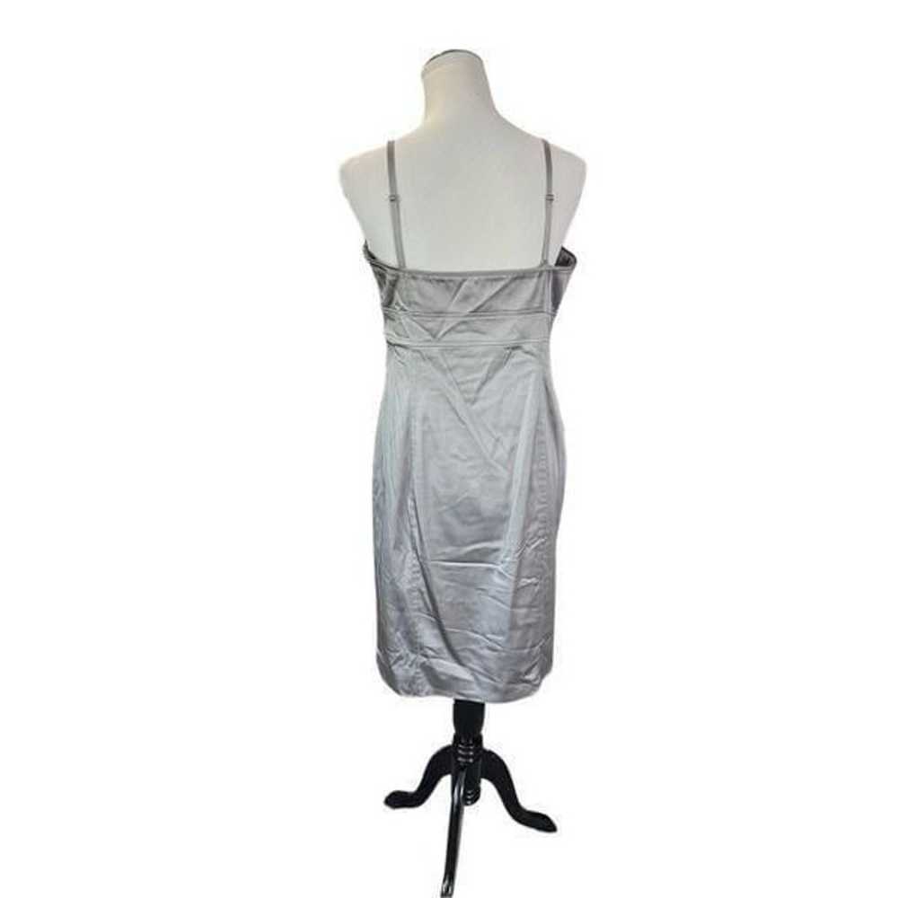 Ted Baker London Mini Sheath Dress Cocktail Silve… - image 2