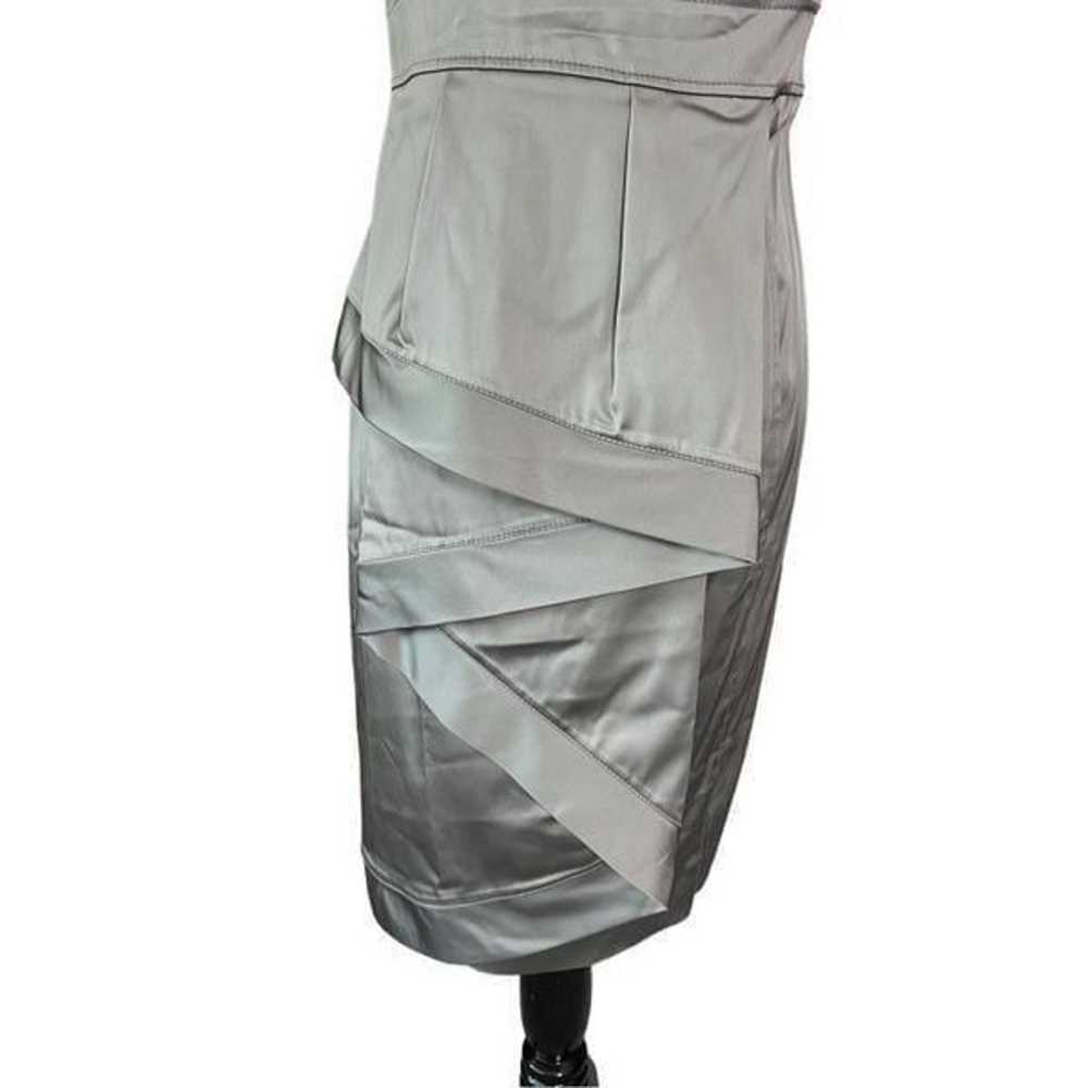 Ted Baker London Mini Sheath Dress Cocktail Silve… - image 4