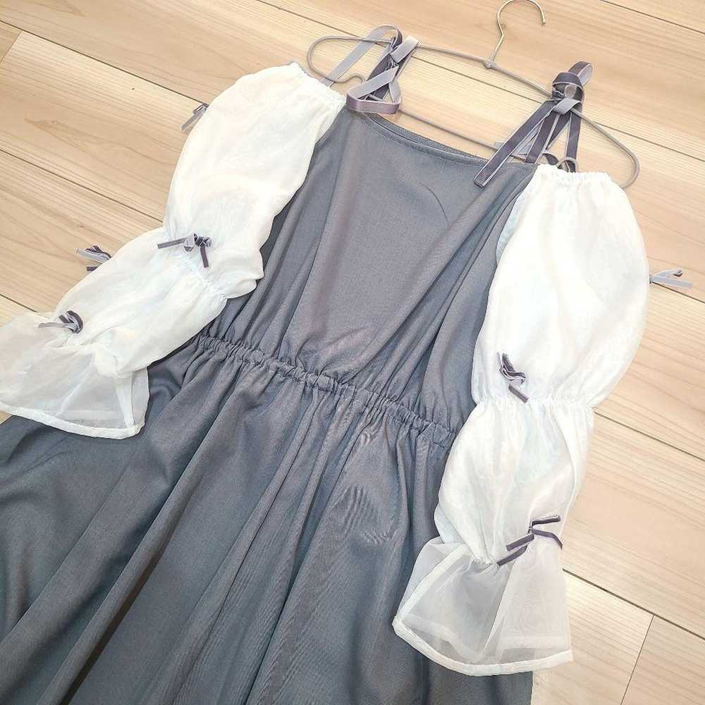 [Beautiful item] Culet Organza Ribbon Dress Large… - image 11