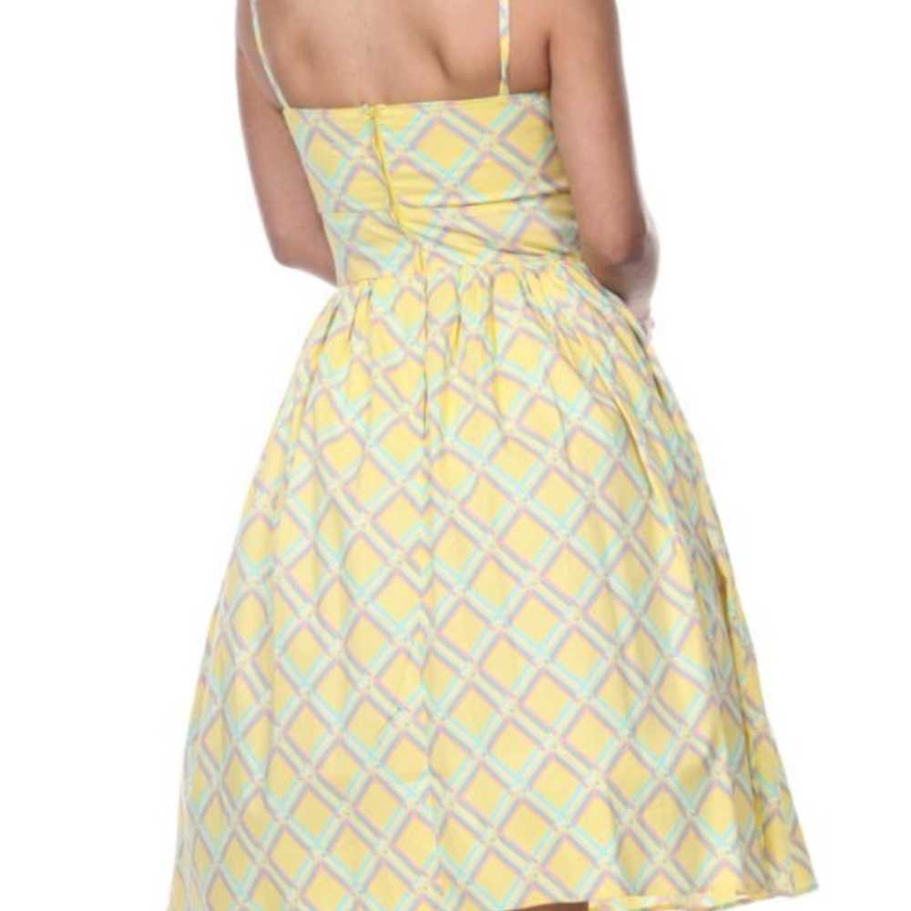 Bettie Page Deena Dress in Sunshine Plaid - image 2