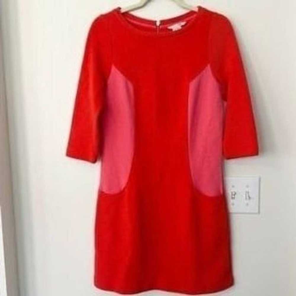 Boden Ribbed 2 Tone Crewneck  Dress 4 - image 1