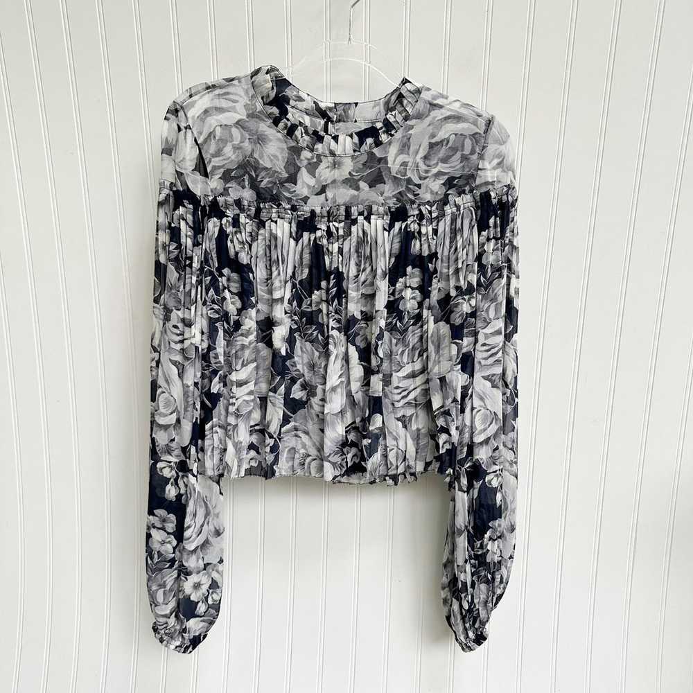 Intermix Silk Charlotte Floral Skirt Blouse Match… - image 11