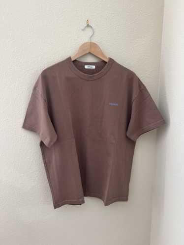 Madhappy madhappy brown t shirt (purple logo)