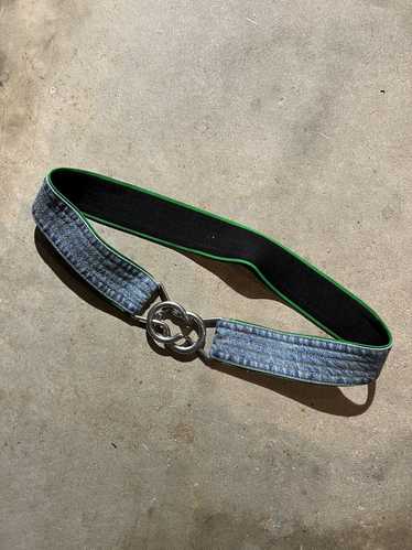 Bottega Veneta SS22 Elastic Denim Belt