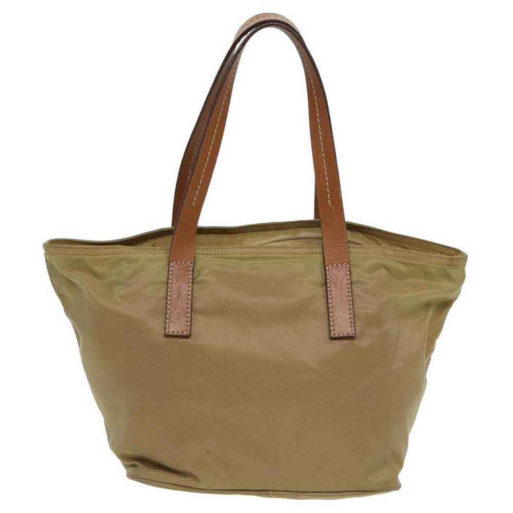 Prada Tessuto Beige Synthetic Handbag (Pre-Owned) - image 2