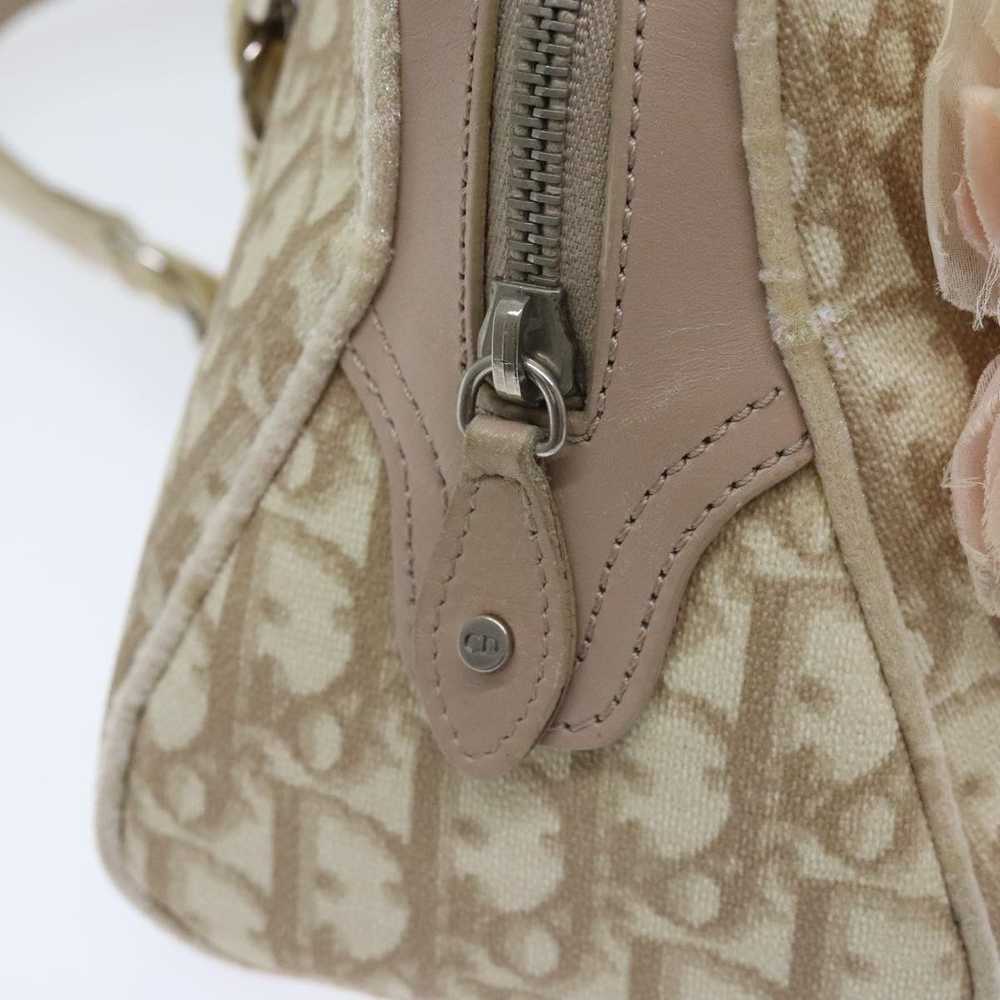 Dior Romantique Beige Canvas Handbag (Pre-Owned) - image 10