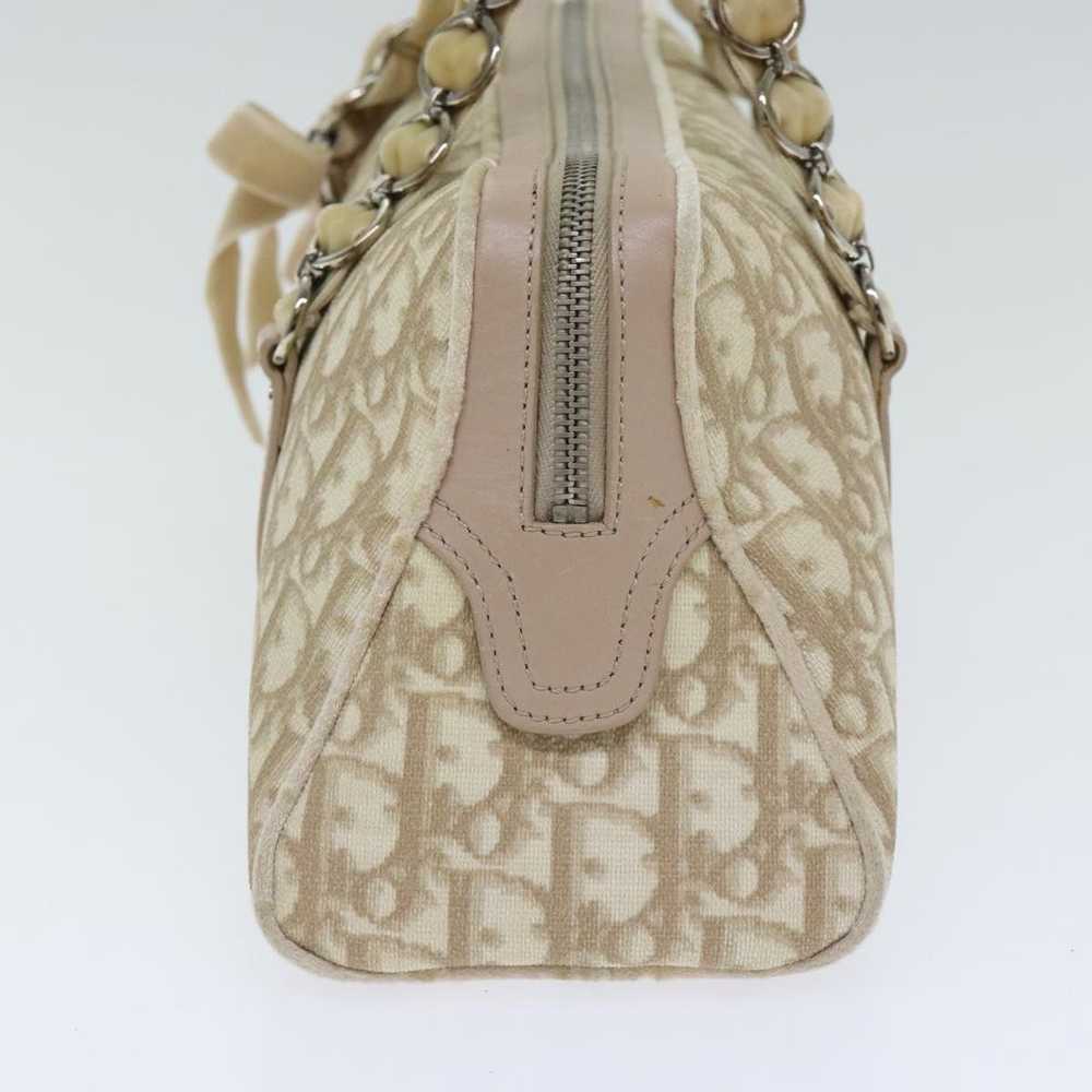 Dior Romantique Beige Canvas Handbag (Pre-Owned) - image 3