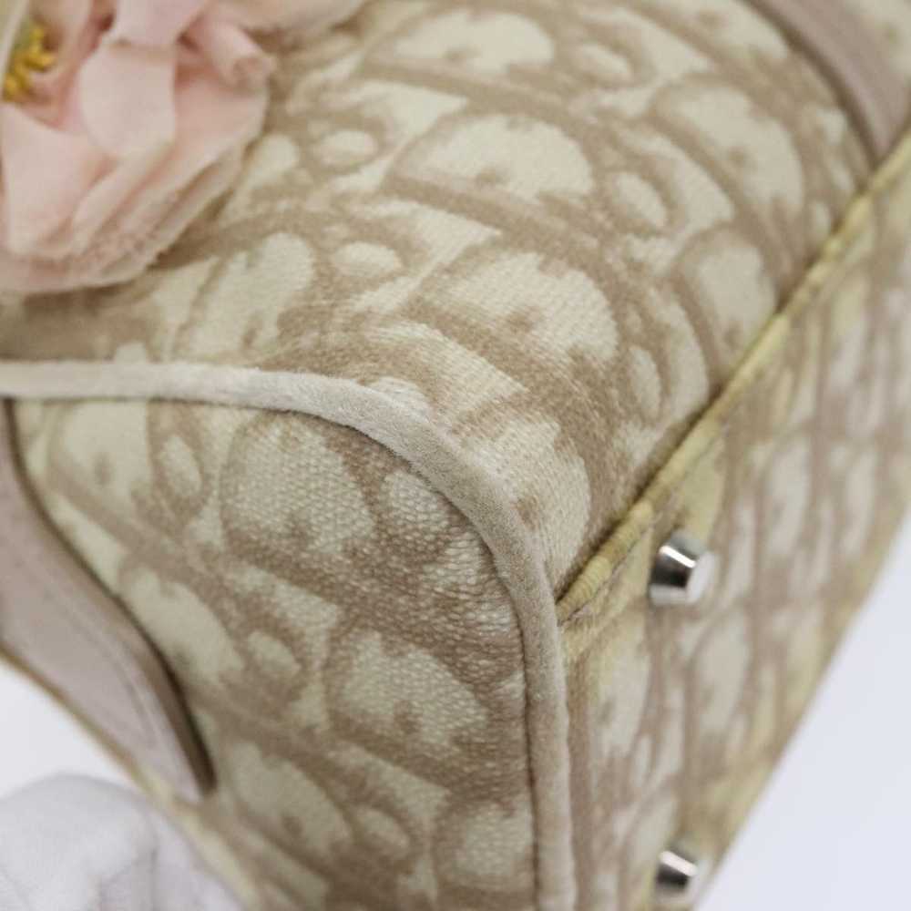 Dior Romantique Beige Canvas Handbag (Pre-Owned) - image 8