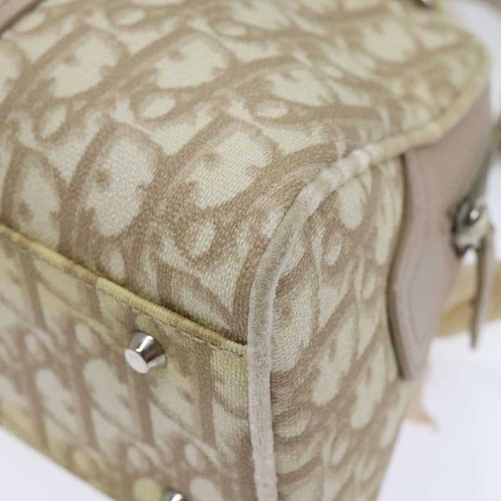 Dior Romantique Beige Canvas Handbag (Pre-Owned) - image 9