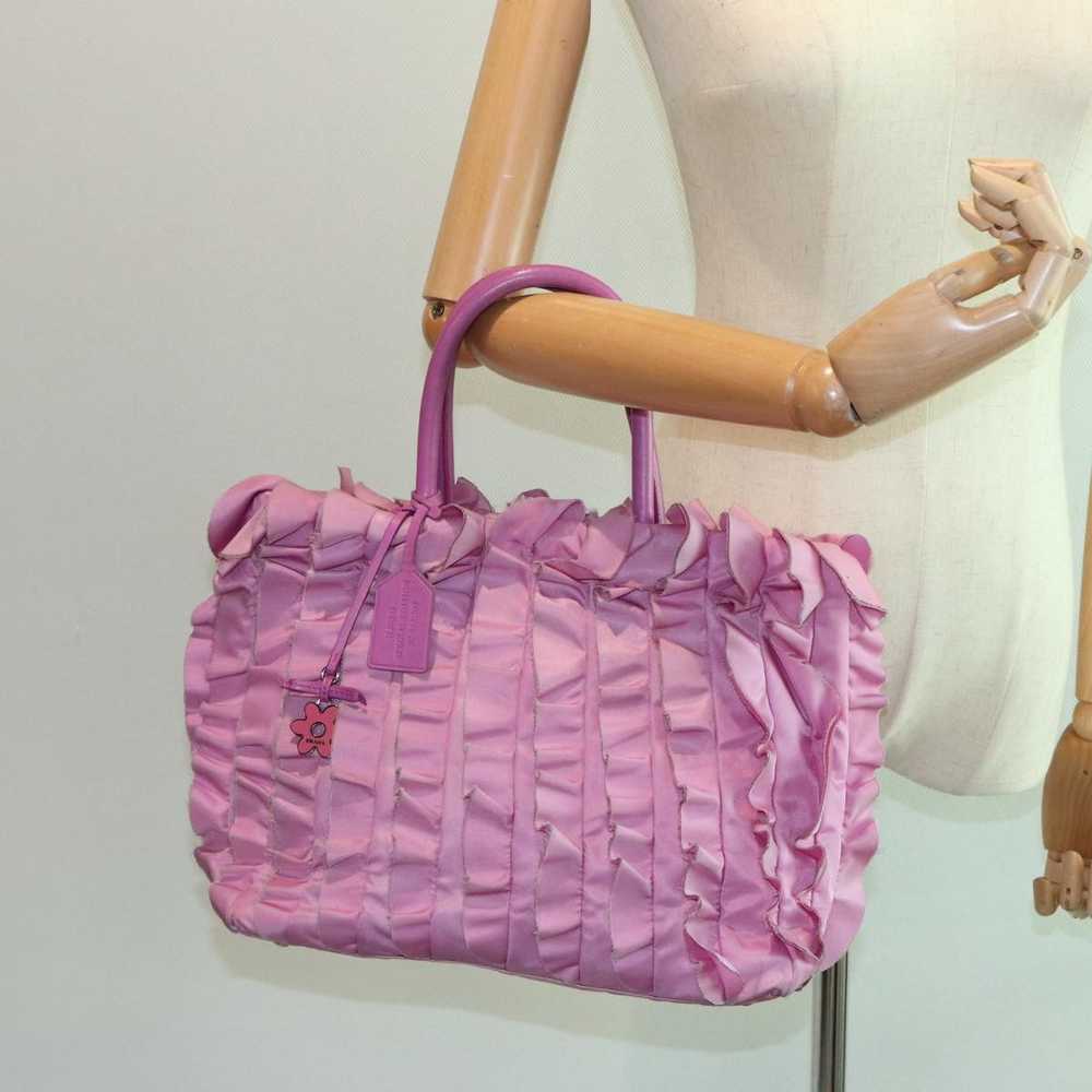 Prada Tessuto Pink Synthetic Handbag (Pre-Owned) - image 11