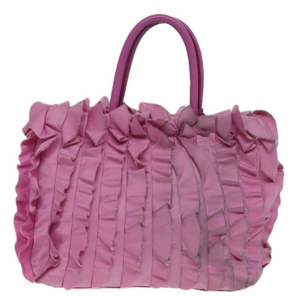 Prada Tessuto Pink Synthetic Handbag (Pre-Owned) - image 2