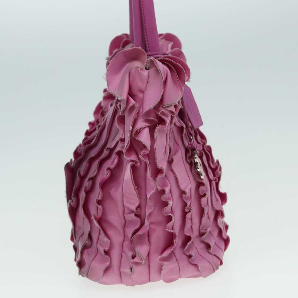 Prada Tessuto Pink Synthetic Handbag (Pre-Owned) - image 3