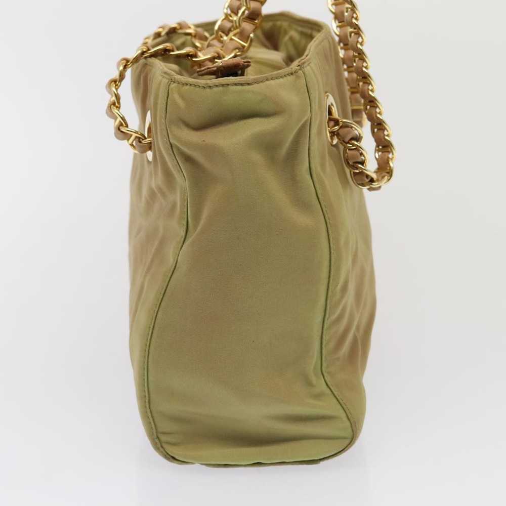 Prada Tessuto Khaki Synthetic Shoulder Bag (Pre-O… - image 10