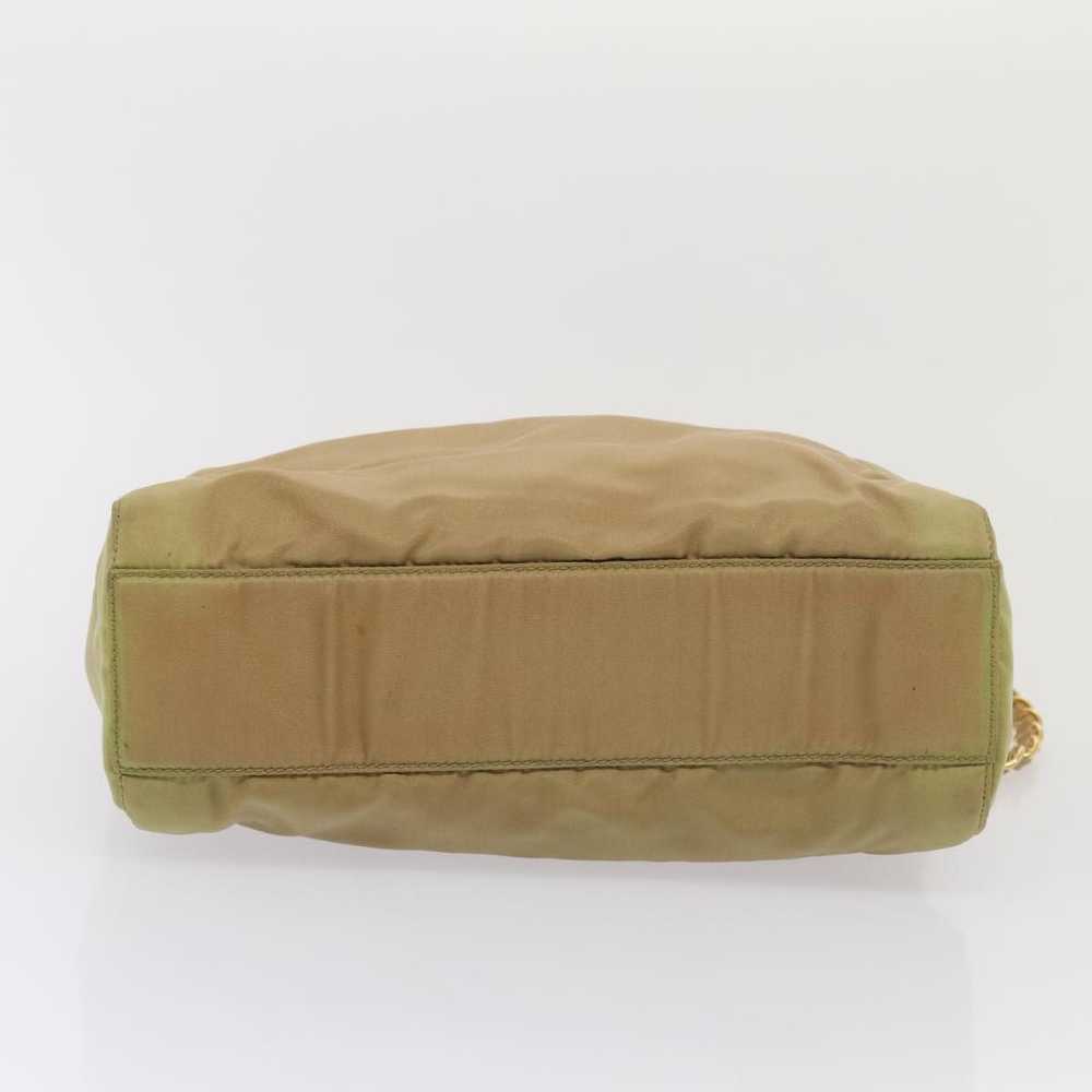 Prada Tessuto Khaki Synthetic Shoulder Bag (Pre-O… - image 3