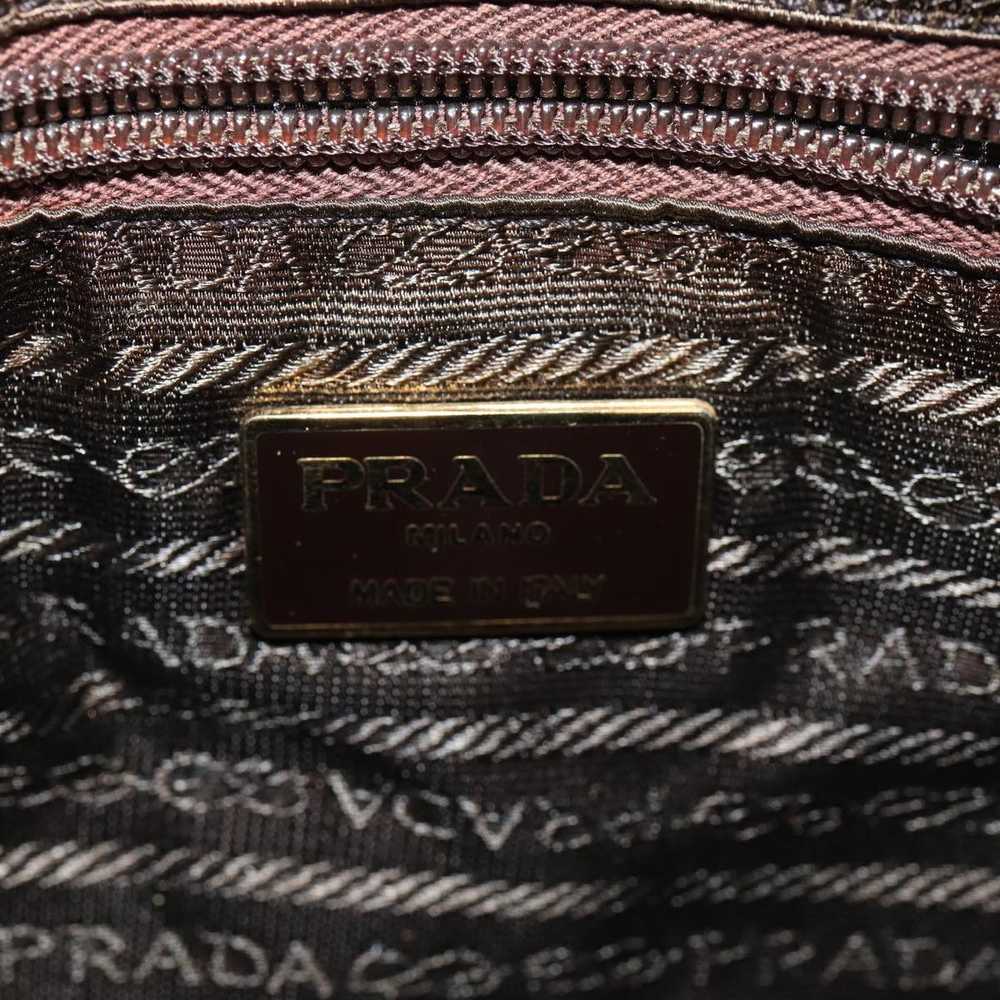 Prada Tessuto Khaki Synthetic Shoulder Bag (Pre-O… - image 8