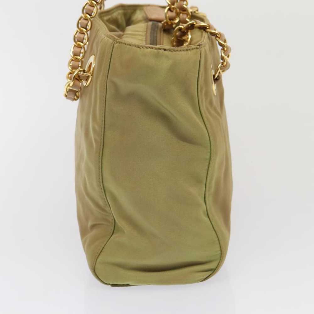 Prada Tessuto Khaki Synthetic Shoulder Bag (Pre-O… - image 9