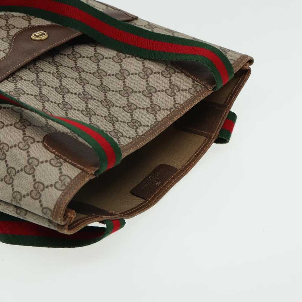 Gucci Gg Canvas Beige Canvas Tote Bag (Pre-Owned) - image 4