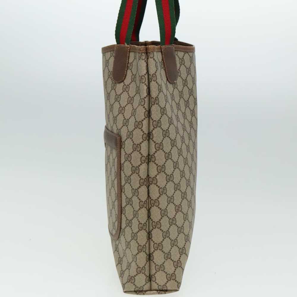 Gucci Gg Canvas Beige Canvas Tote Bag (Pre-Owned) - image 9