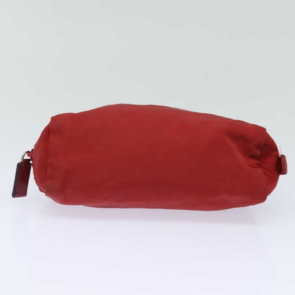 Prada Tessuto Red Synthetic Clutch Bag (Pre-Owned) - image 3