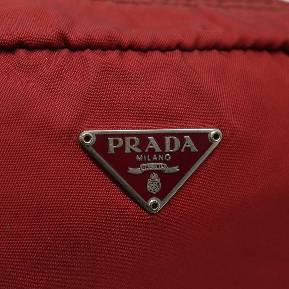 Prada Tessuto Red Synthetic Clutch Bag (Pre-Owned) - image 8