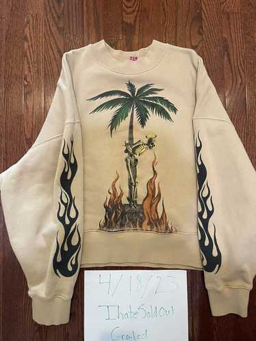 Palm Angels Palm Angel Burning Skelton Sweater