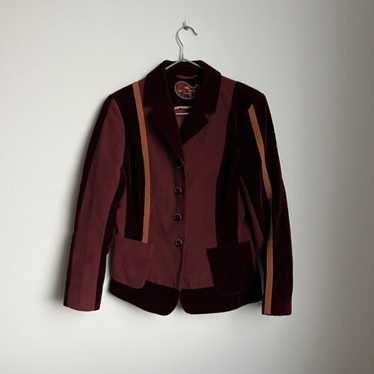ジャケット Etro Brown Velvet Blazer ETRO double-breasted Velvet Blazer | Brown | FARFETCH AU