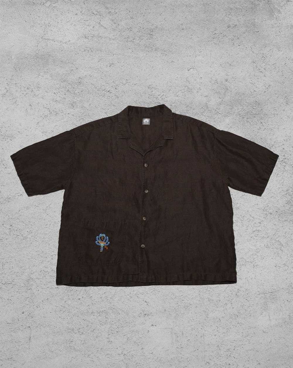 18 East SS HARBOR SHIRT - DARK CACAO - image 1