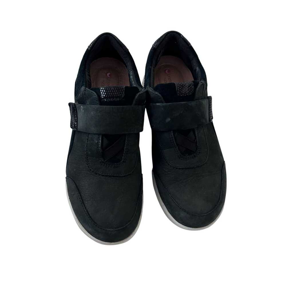 Clarks Clarks Unstructured Black Leather Un Adorn… - image 2