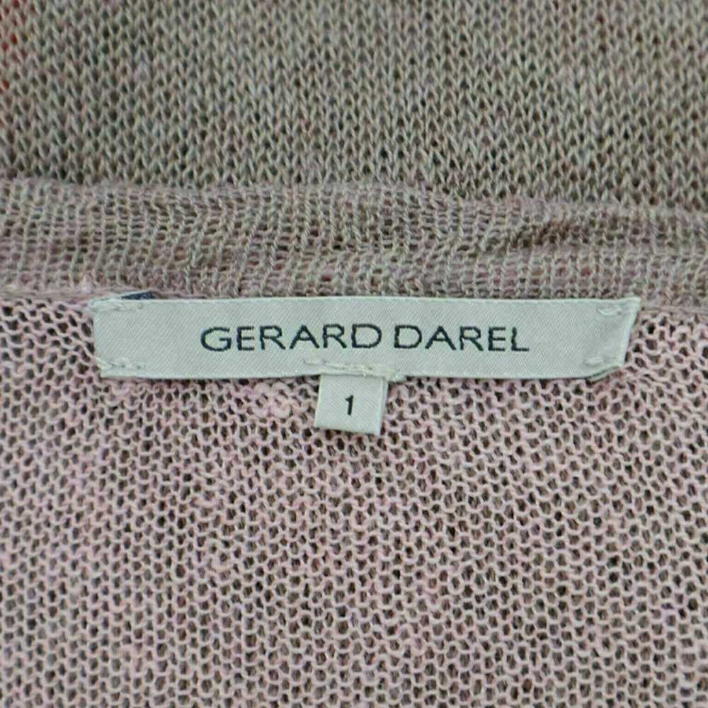 Gerard Darel Linen Blend Color Block Taupe Pink R… - image 4