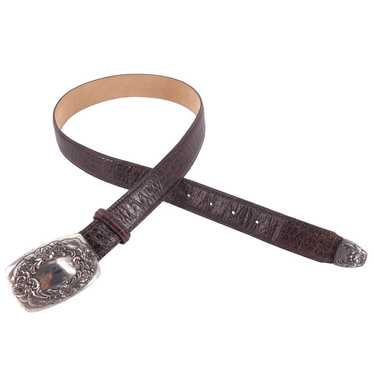 Brighton × Vintage 90s Brighton brown leather belt