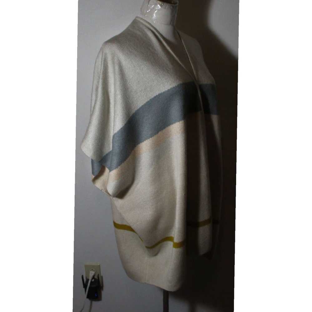 Loft Luxurious Beige Taupe Cardigan Poncho Wrap S… - image 3