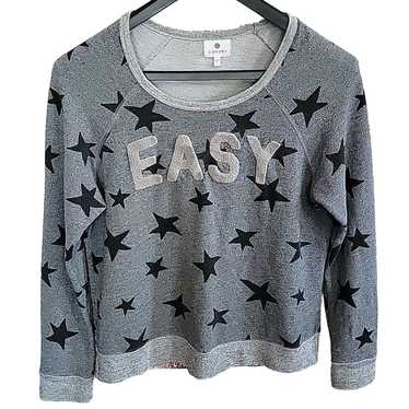 Sundry SUNDRY Grey Star Crewneck Sweater Size Smal