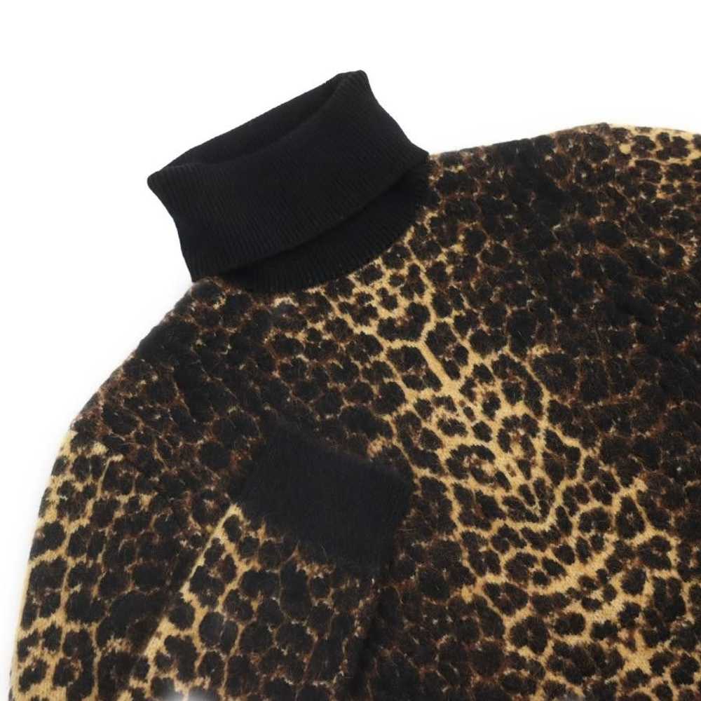 Saint Laurent Paris Mohair leopard turtleneck - image 2