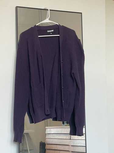 Only NY ONLY NY Purple knit cardigan.