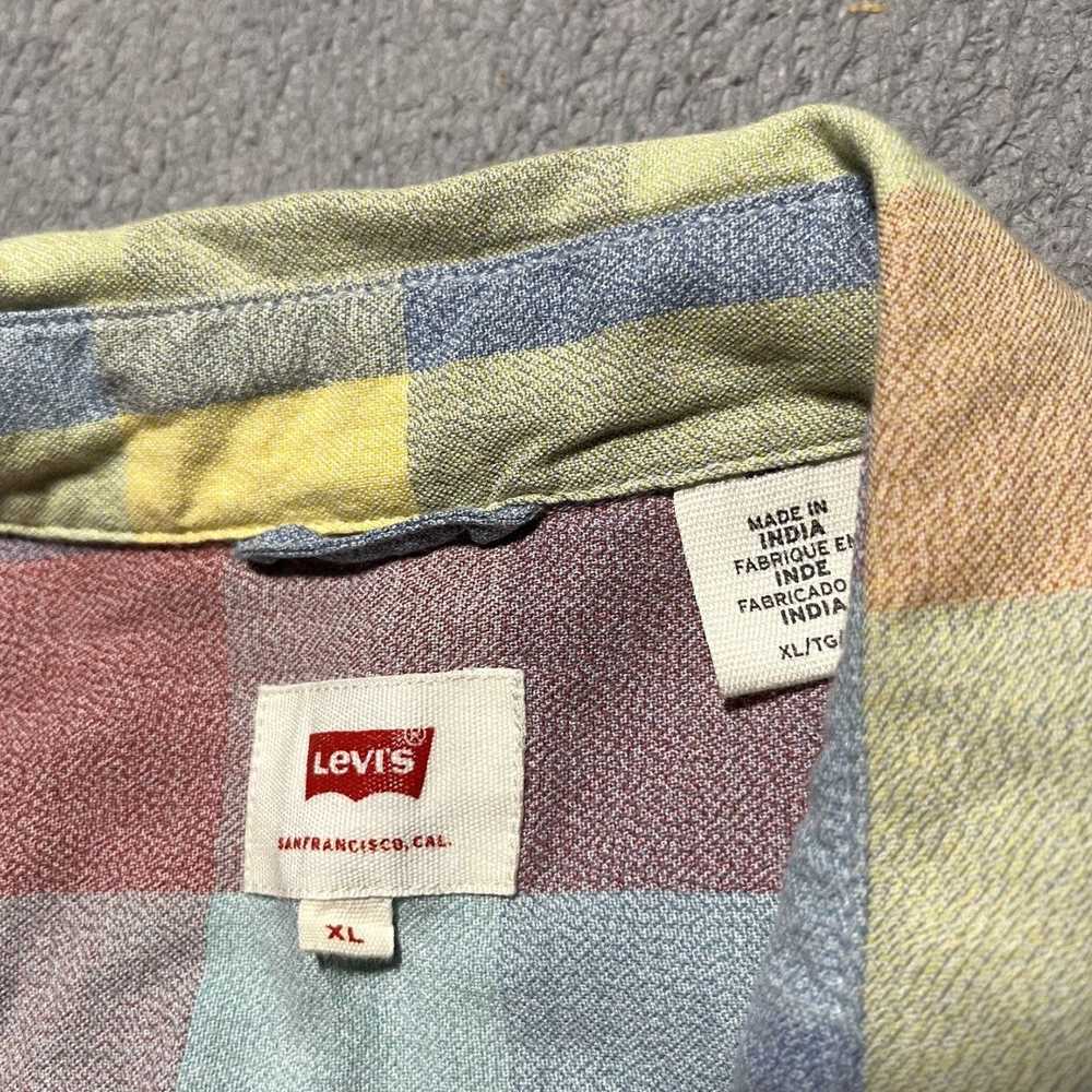 Levi's Pearl Snapped Plaid Patterned Colorful Wes… - image 7